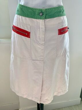 See By Chloe White Cotton Skirt